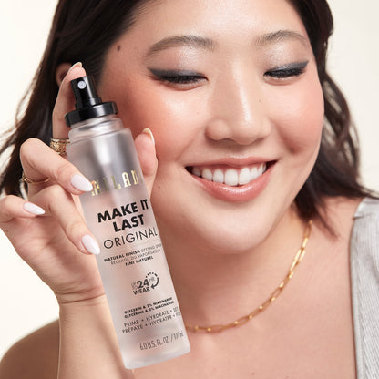 Milani Make It Last Jumbo XL Setting Spray, Prime + Hydrate + Set, Natural Finish, 6 fl oz